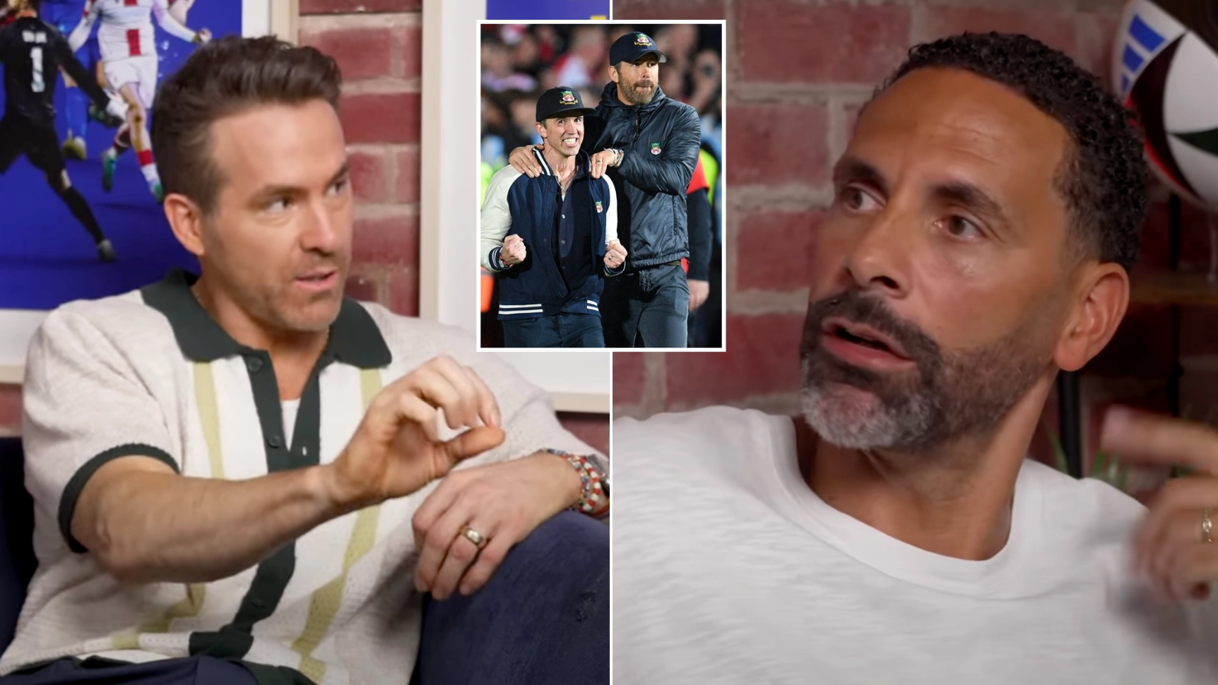 Rio Ferdinand shocked by Ryan Reynolds admission that helps Wrexham sign players other clubs can't