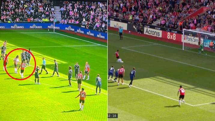 Fans can't believe what Southampton did seconds before missed penalty vs Man Utd