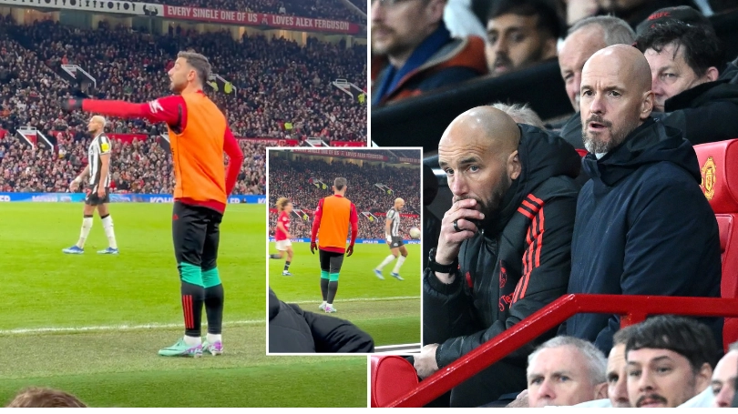 Bruno Fernandes decided to step in and hand out touchline instructions against Newcastle