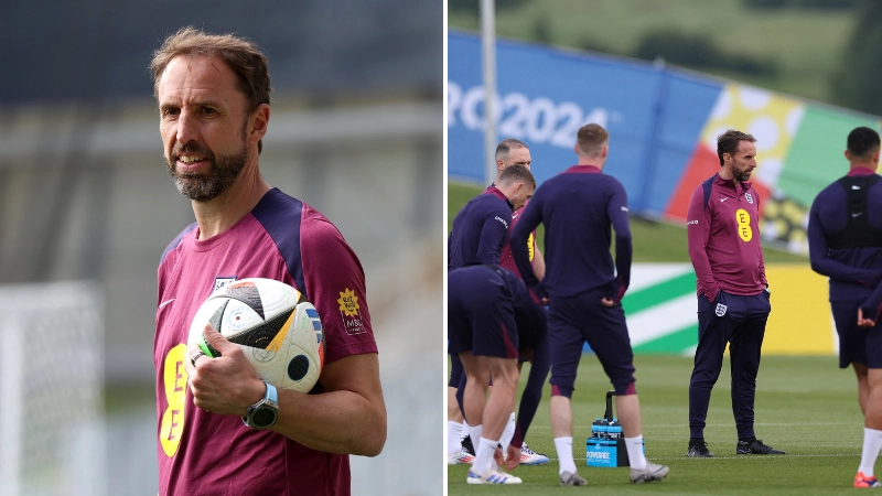 What Gareth Southgate is 'refusing' to do in England training ahead of Euro 2024 game against Denmark