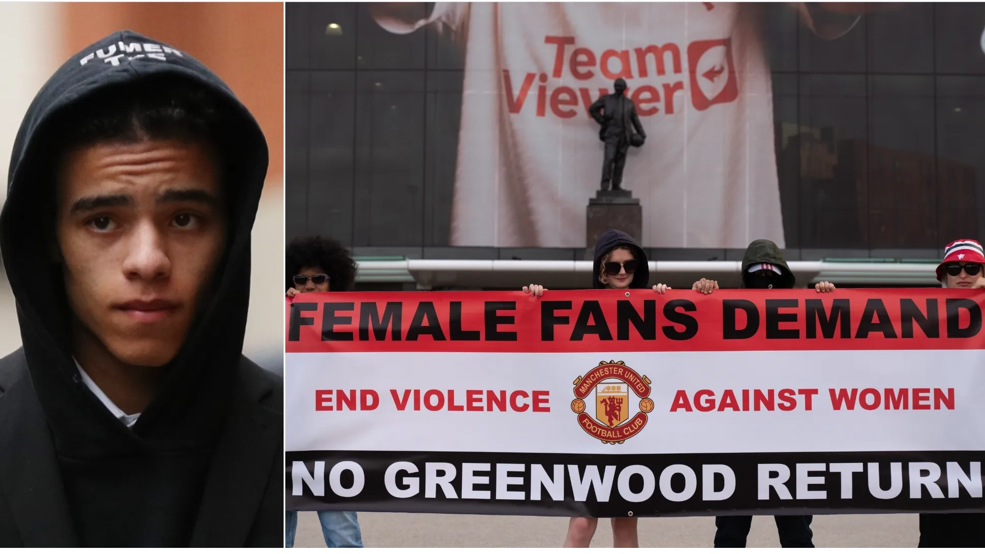 Man Utd fans plan protests to make it clear they don't want Mason Greenwood return