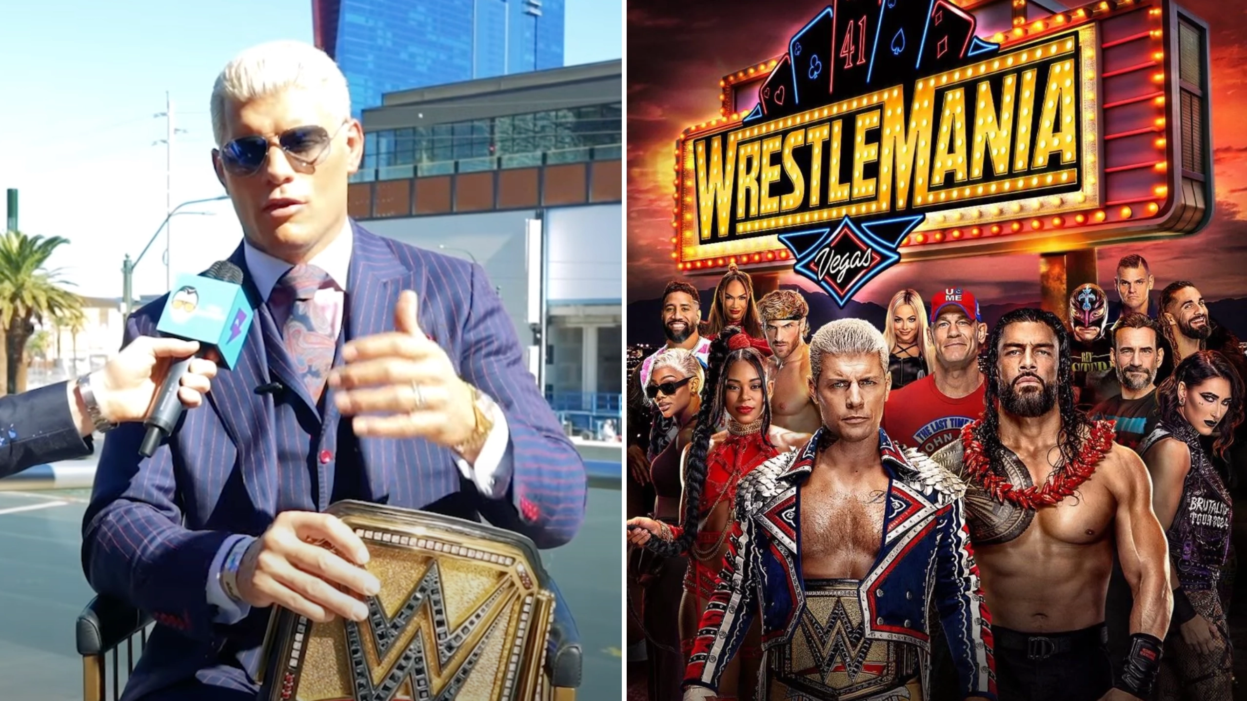 Cody Rhodes has played down Wrestlemania rumour and makes 'unexpected' main event claim