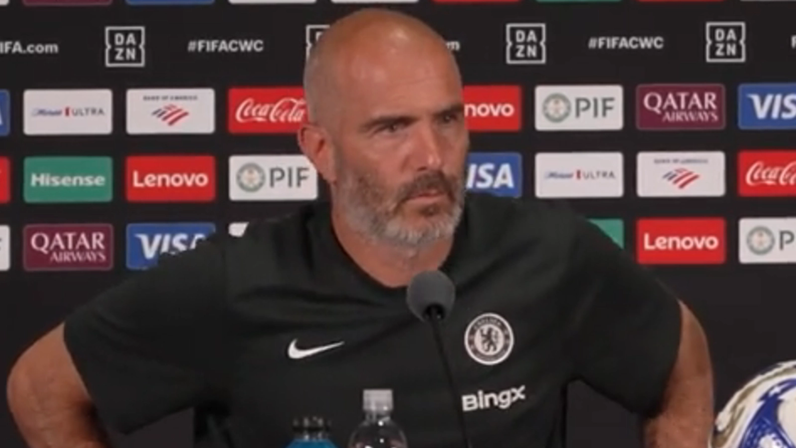 Enzo Maresca left speechless after journalist hits back at him during press conference 