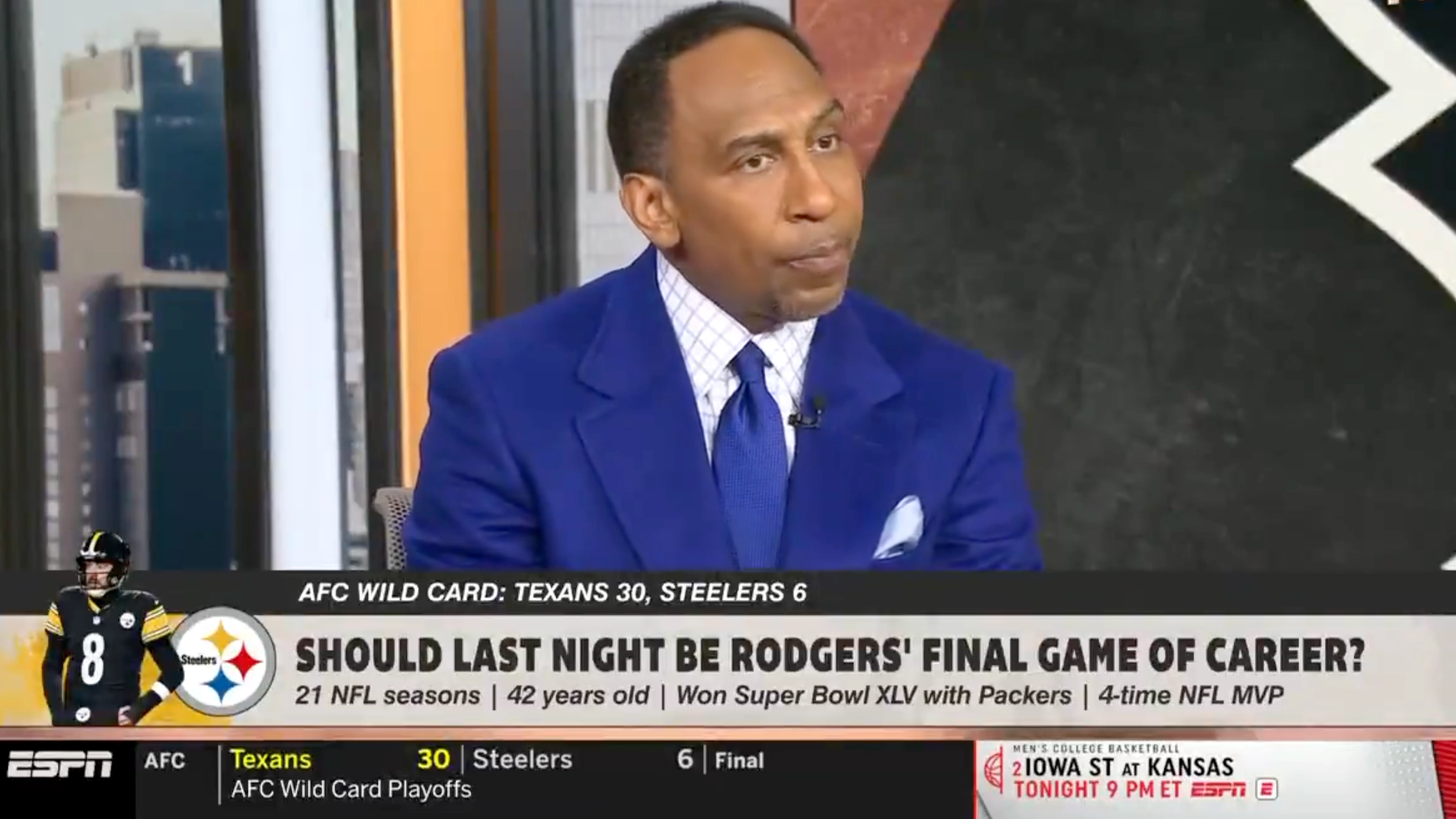 Stephen A Smith Forced to Apologise for Charlie Kirk Blunder Live on ESPN