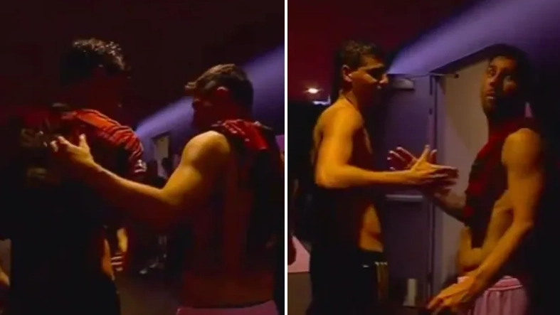 Footage shows Atlanta United player trying to get Lionel Messi's shirt, he already gave it away
