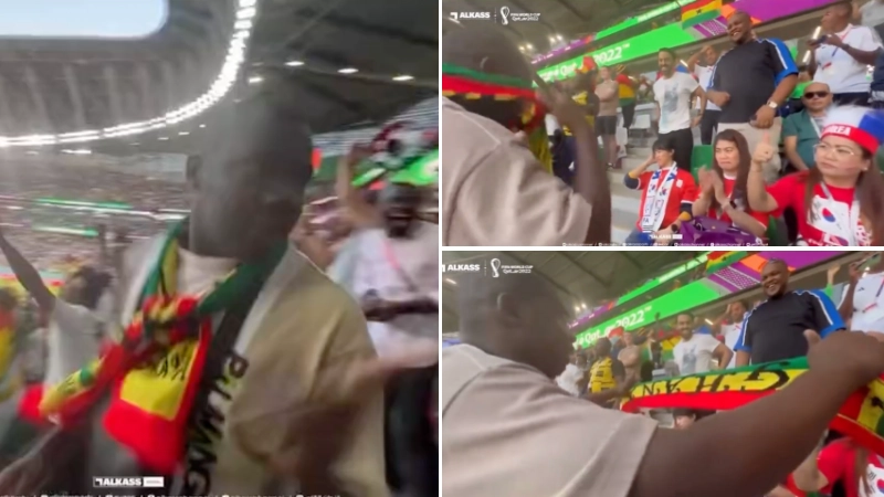 Ghana fan brutally trolls South Korea supporters during dramatic World Cup clash