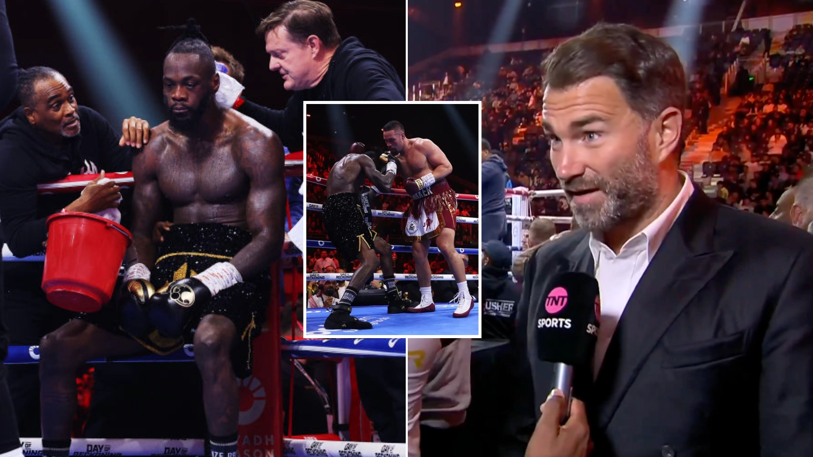 Eddie Hearn destroys Deontay Wilder with brutal interview after Joseph Parker pulls off shock win