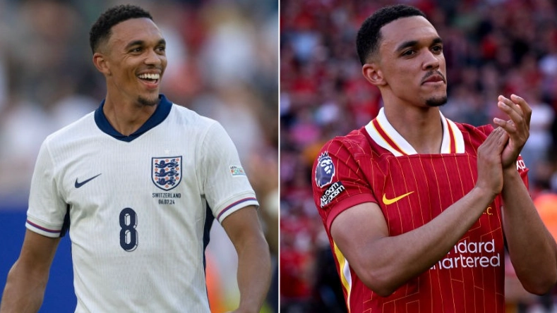 Report claims England player helped 'swing' Trent Alexander-Arnold's decision on his Liverpool future during Euro 2024