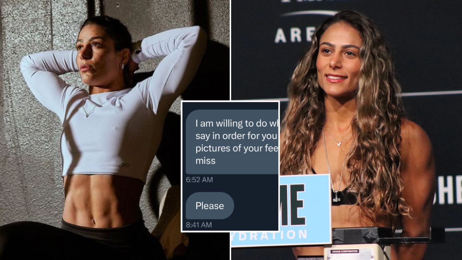 'WTF' - Female UFC fighter exposes fan for sending her 'creepy' DMs on social media