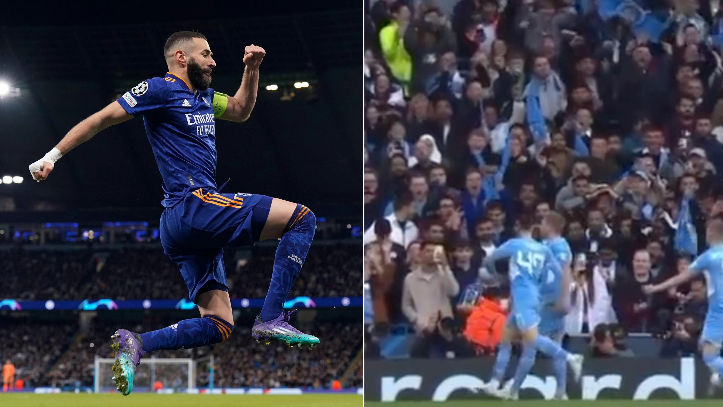 Manchester City Fans Criticised For Their Reactions To Goals During Epic Champions League Game