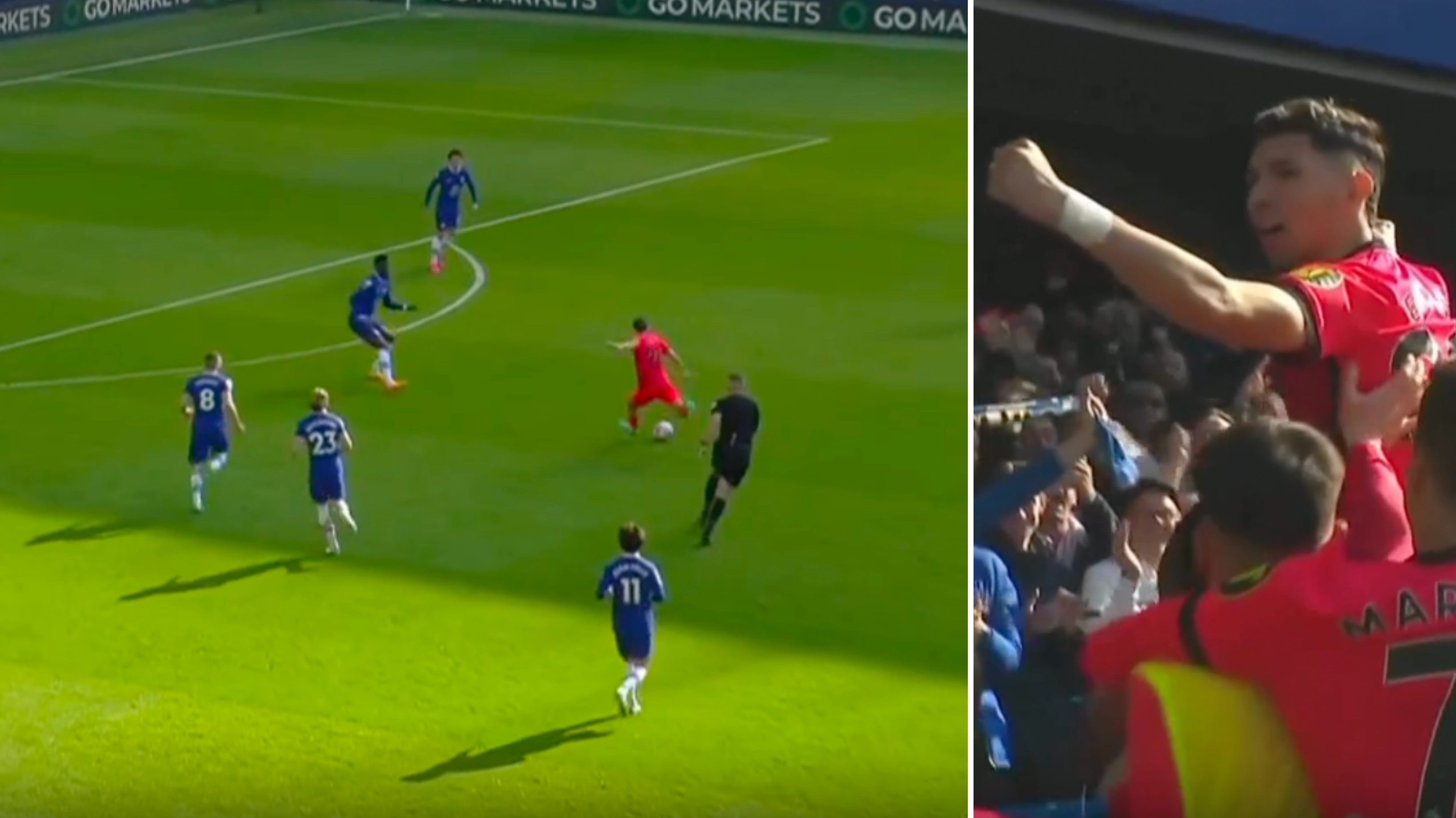 19-year-old Julio Enciso comes off Brighton bench and scores an absolute thunderbolt winner against Chelsea