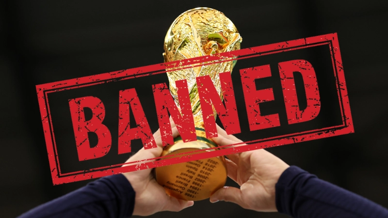 FIFA has banned country from the World Cup in row over razor blade