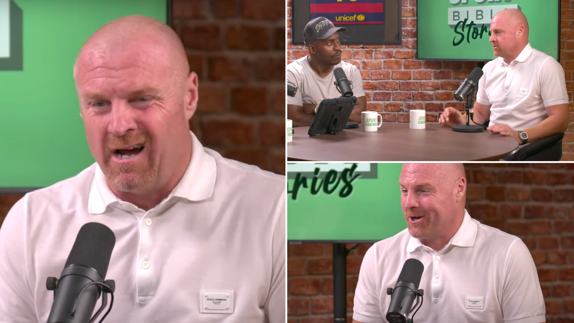 Sean Dyche reveals Burnley had 'spin the wheel' fine system for players, and the stories are hilarious
