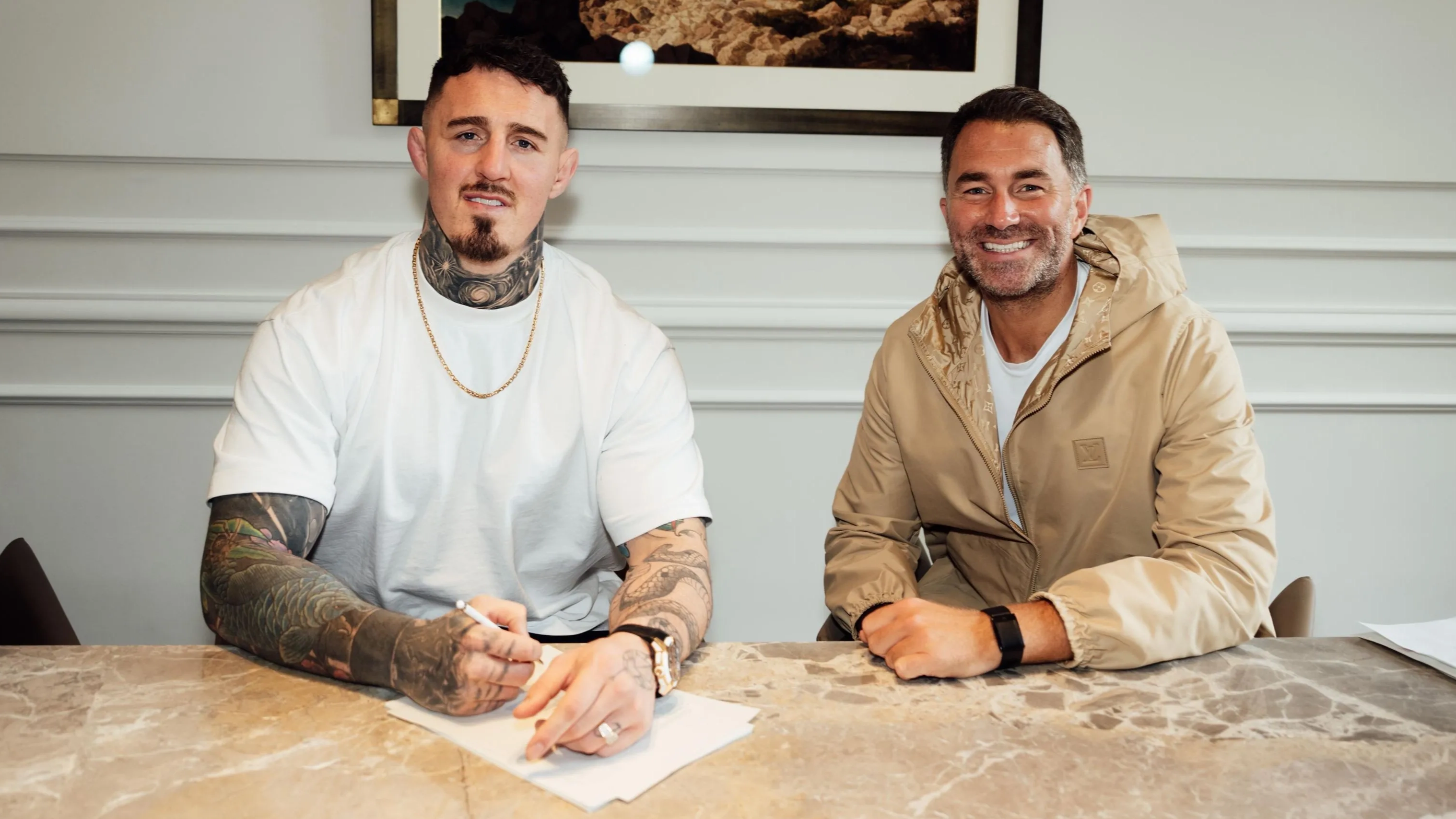Tom Aspinall signs contract with Eddie Hearn as new venture launched