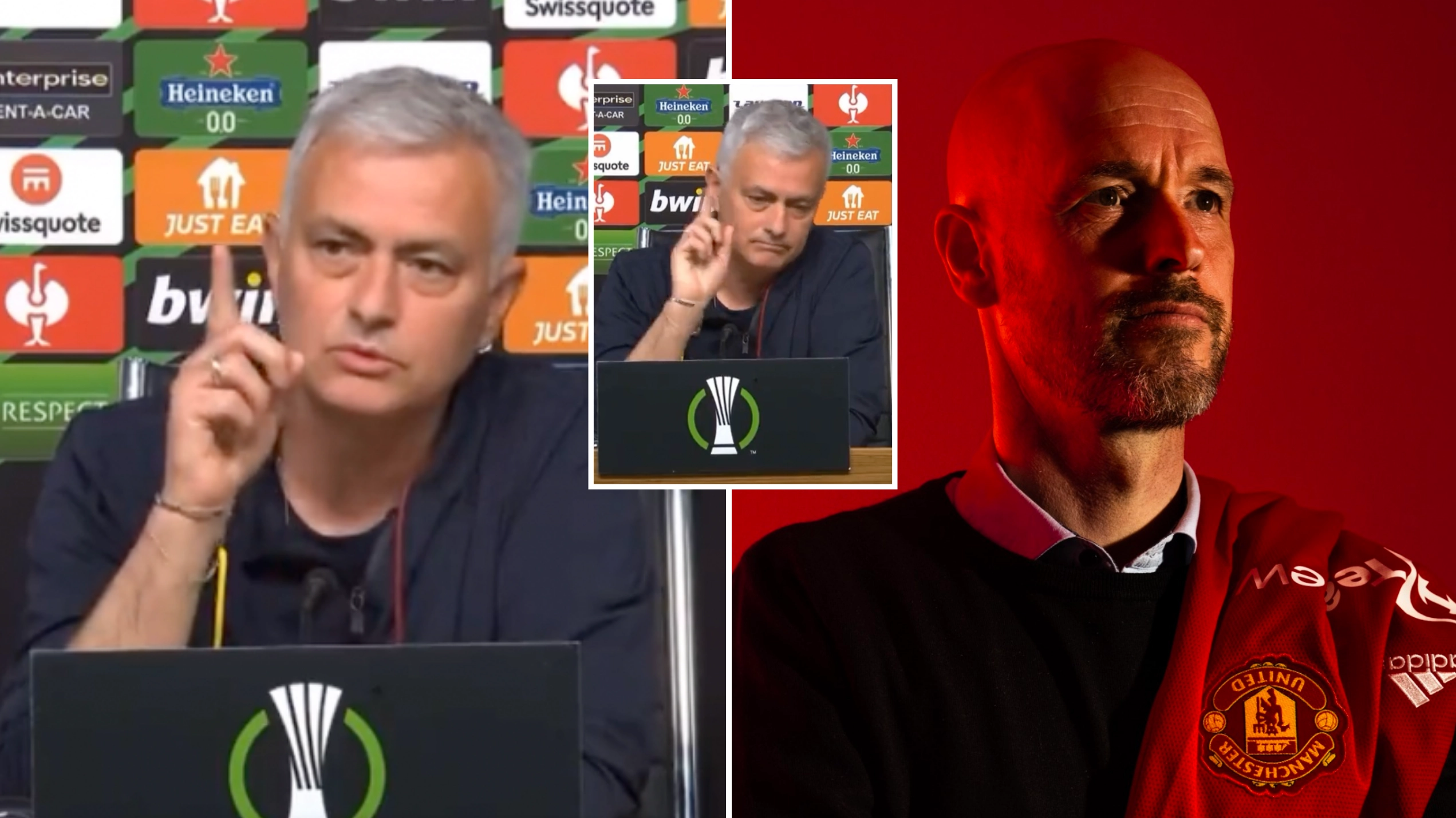 Jose Mourinho Asked To Give Erik Ten Hag 'Advice' About Man Utd, His Response Is Typically Box-Office
