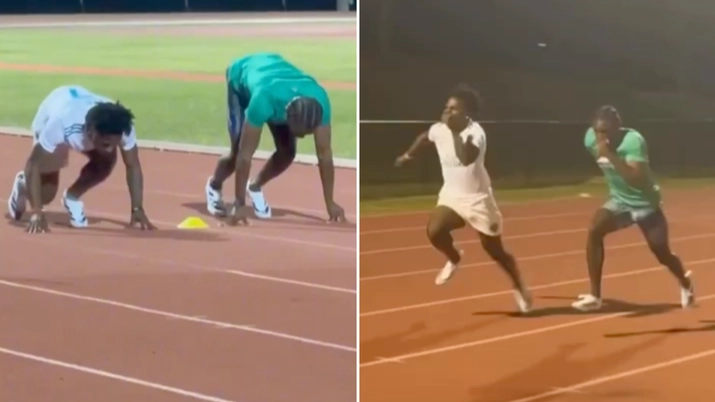 Noah Lyles races against Speed for $100,000 and fans are absolutely amazed by the result