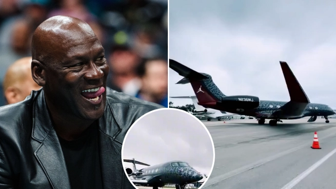 Footage emerges of Michael Jordan's new $70 million 'Gulfstream' private jet and the maintenance bill for it is insane