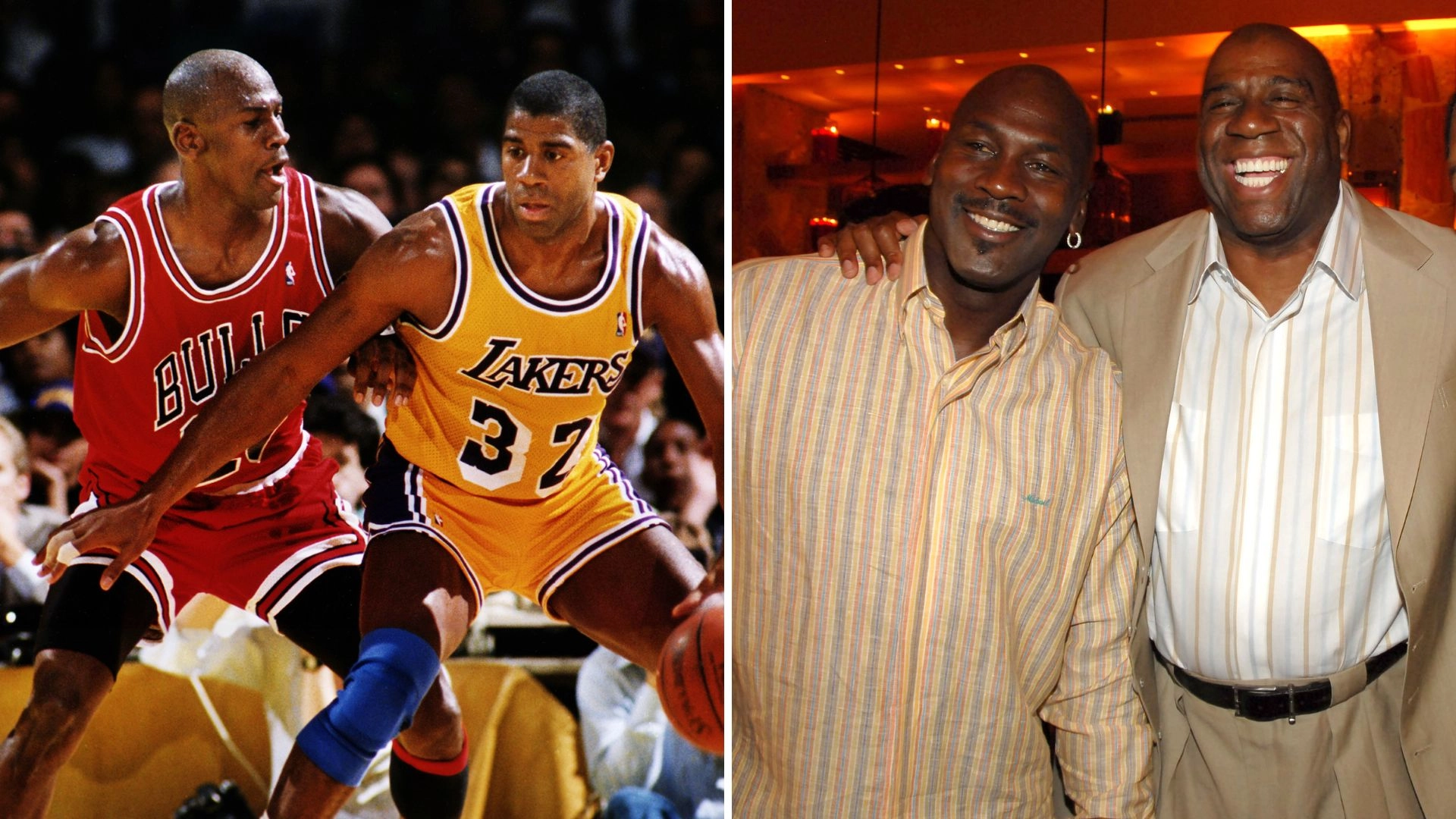 Magic Johnson reveals who pays for dinner when he's out with Michael Jordan as staggering net worths compared