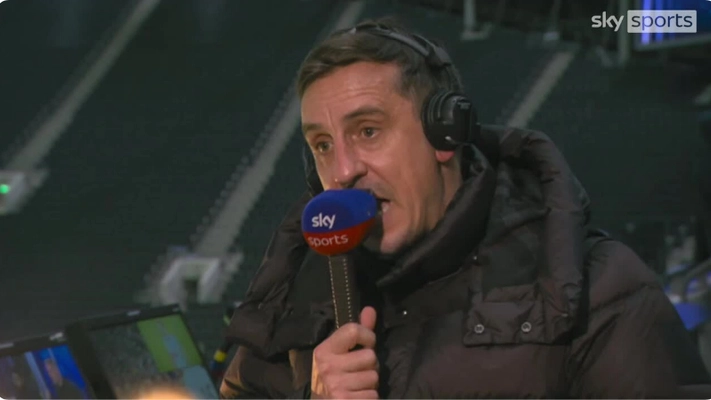 Gary Neville slams Man United as ‘embarrassing' after what he spotted during first half against Spurs