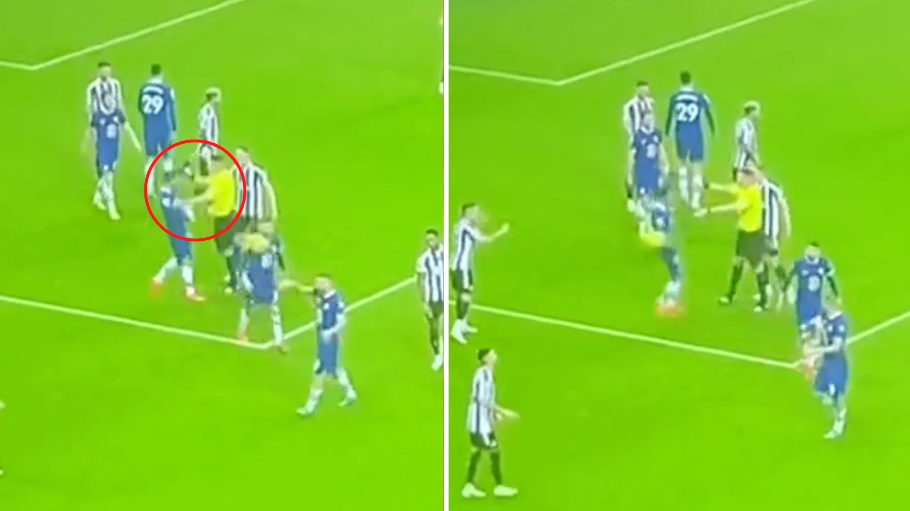 Fans react to Robert Jones pushing Christian Pulisic away during Newcastle win