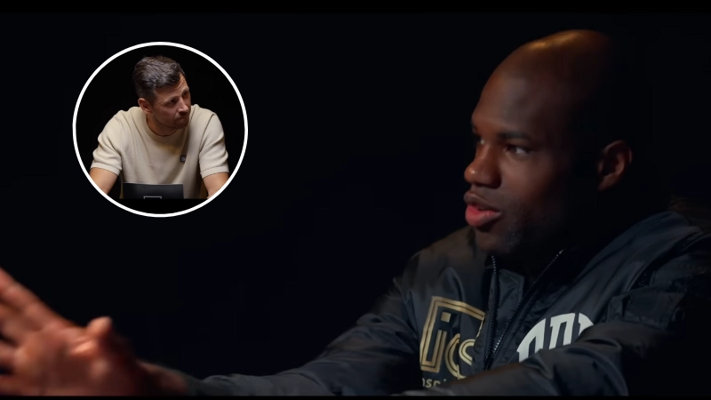 Daniel Dubois snaps at Oleksandr Usyk question and tells reporter 'not to go there'