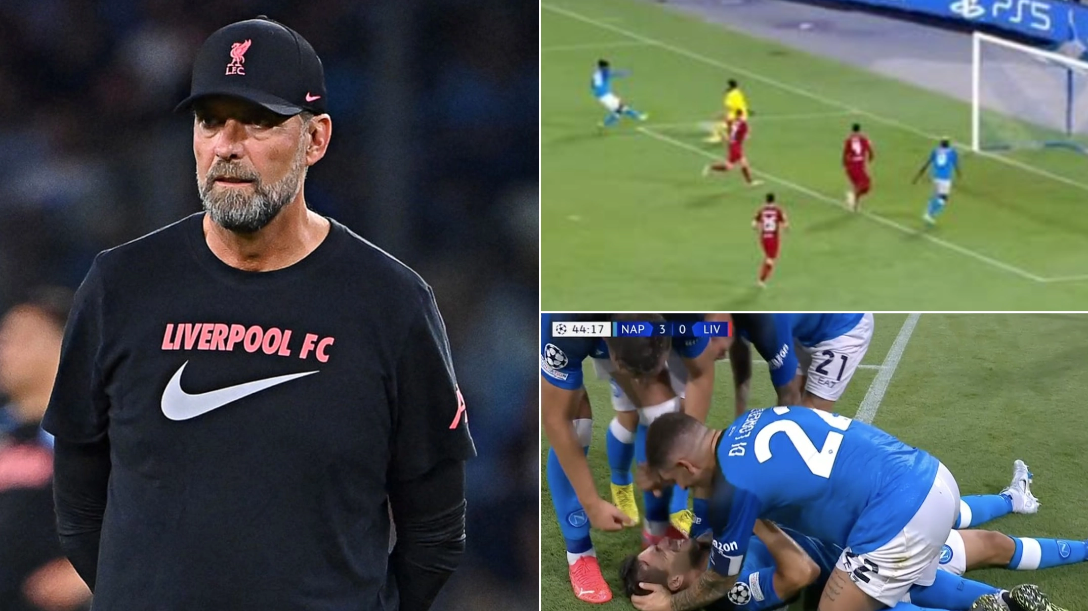 Liverpool fans vilify star after they lose 4-1 to Napoli