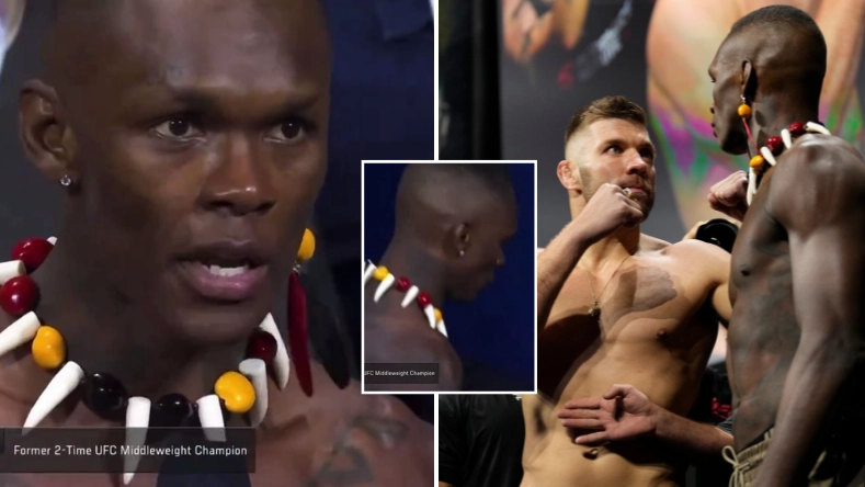Israel Adesanya delivered the coldest line in UFC history when asked for his final message to Dricus du Plessis