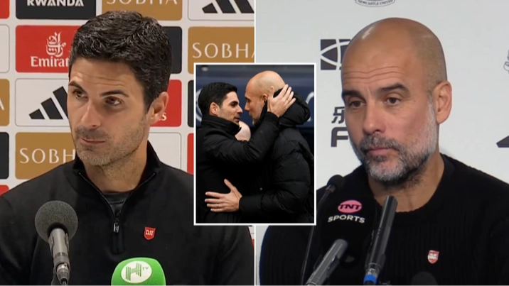 Mikel Arteta responds to Pep Guardiola as Man City boss 'declares war' on Arsenal 
