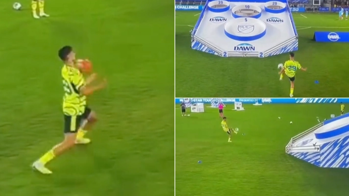 A compilation of Kai Havertz taking part in a skill challenge has gone viral, fans think Arsenal have been scammed