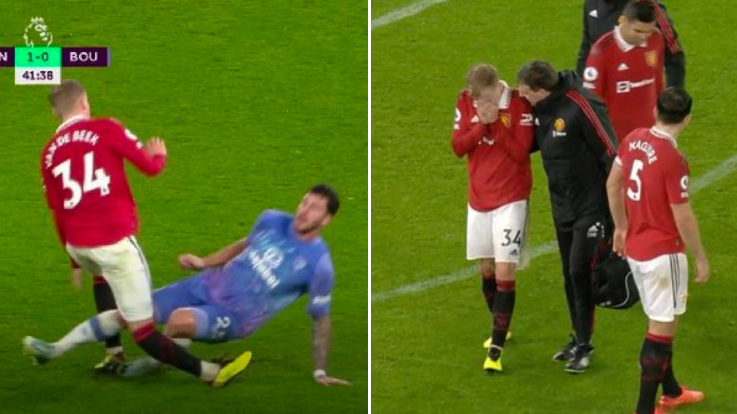 Medical expert claims Donny van de Beek could be out with injury for a full year