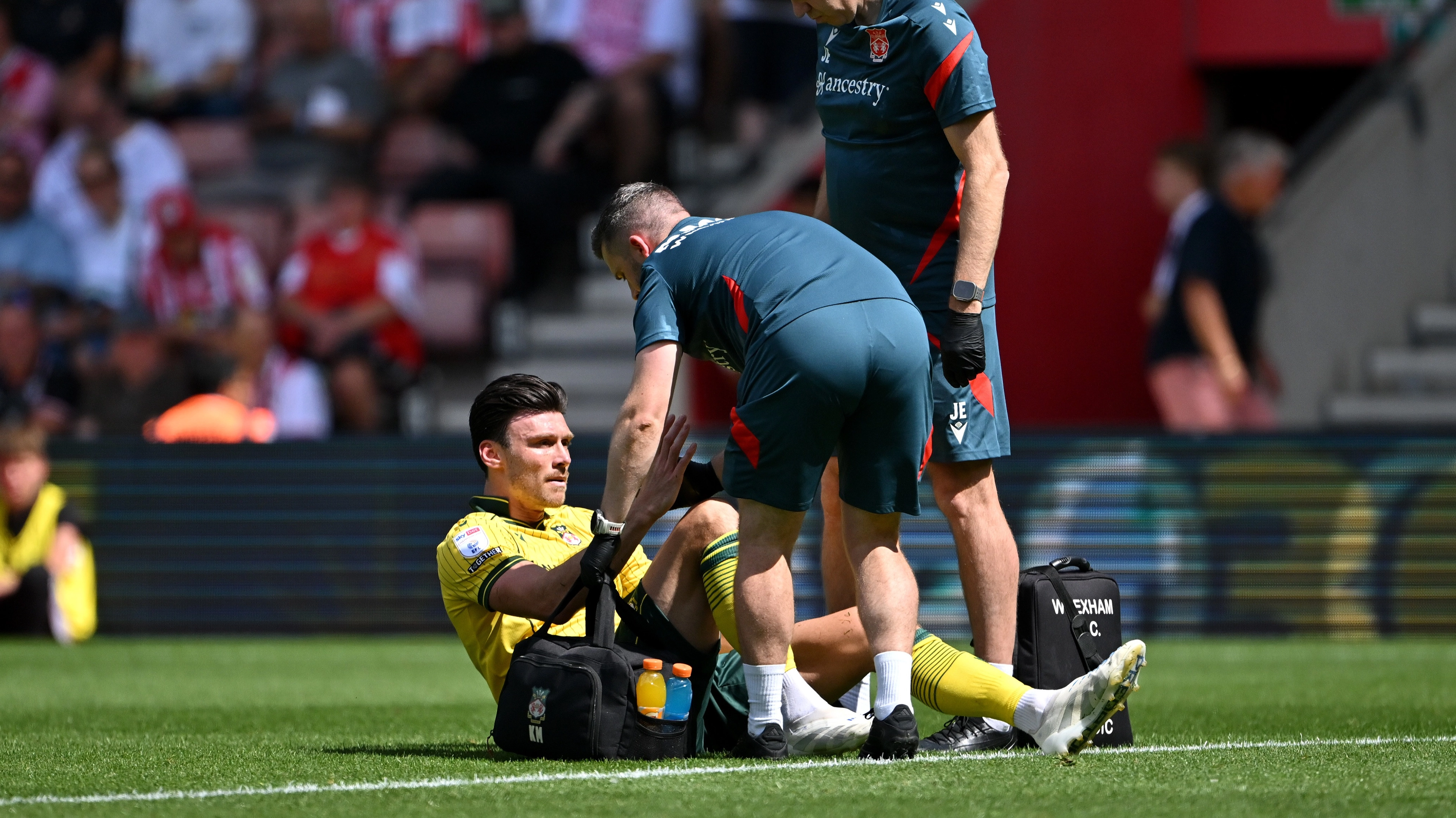 Wrexham star suffers serious injury in first game of Championship season after big-money move