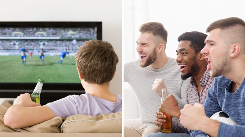 Study Finds Watching Football Is Good For Your Health
