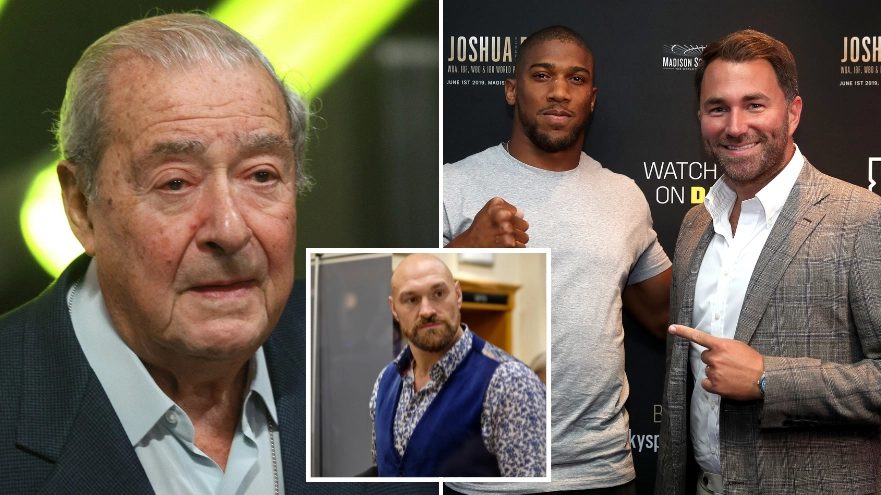 Tyson Fury's promoter blasts Anthony Joshua and Eddie Hearn over breakdown in contract negotiations