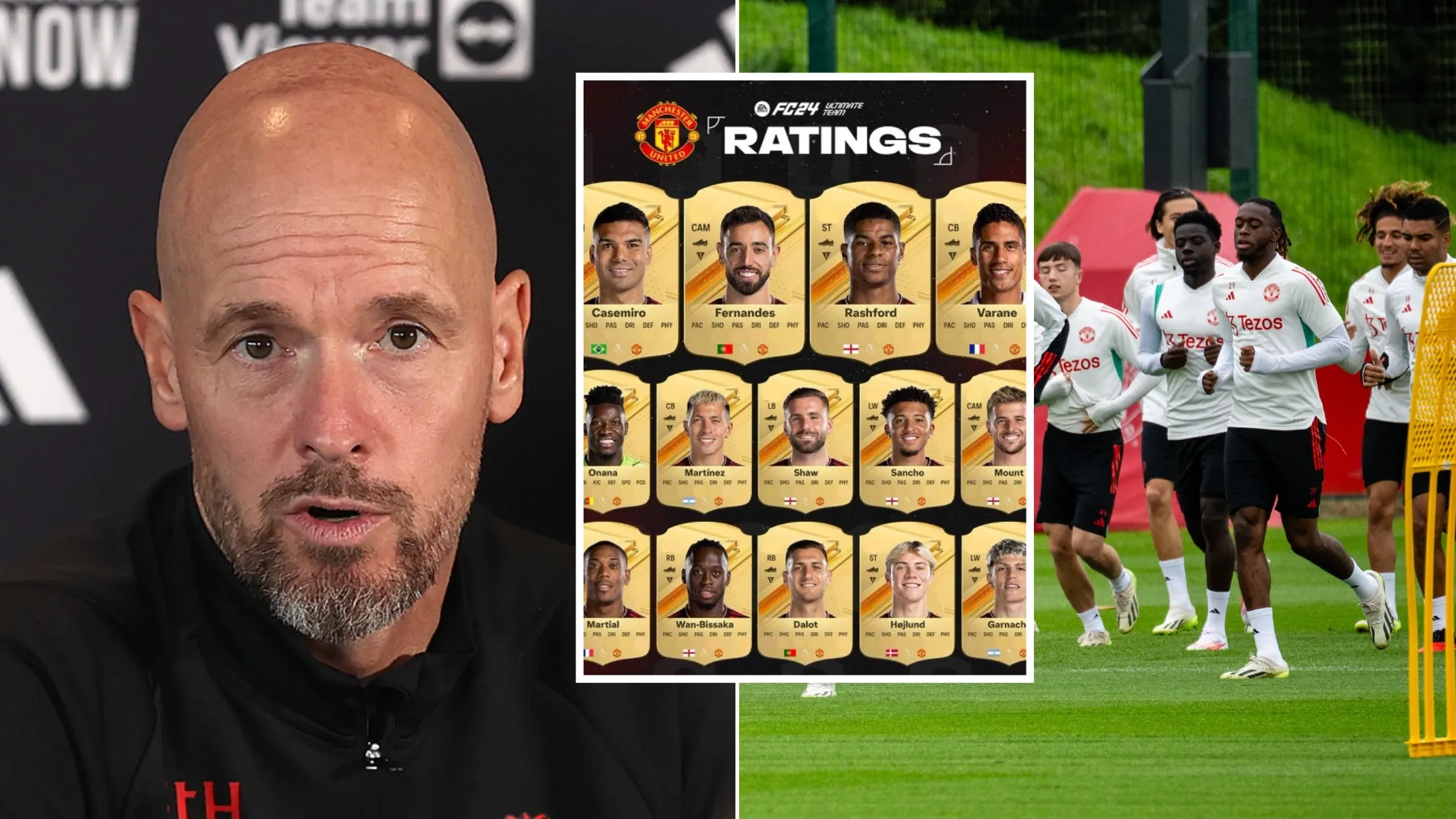 Manchester United's EA FC 24 ratings have emerged and fans think they're 'disrespectful'