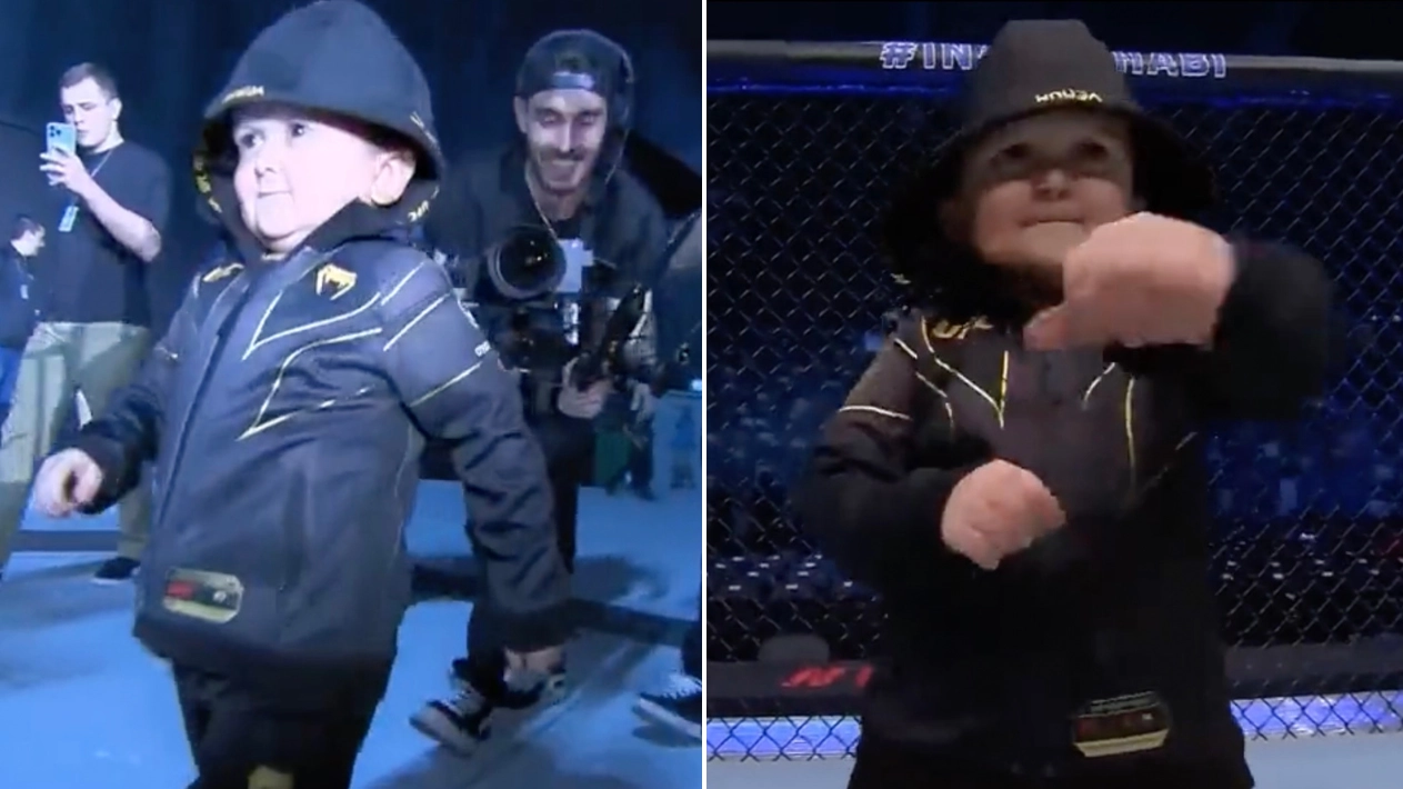 Footage emerges of Hasbulla practising his menacing ring walk ahead of UFC debut, he means business