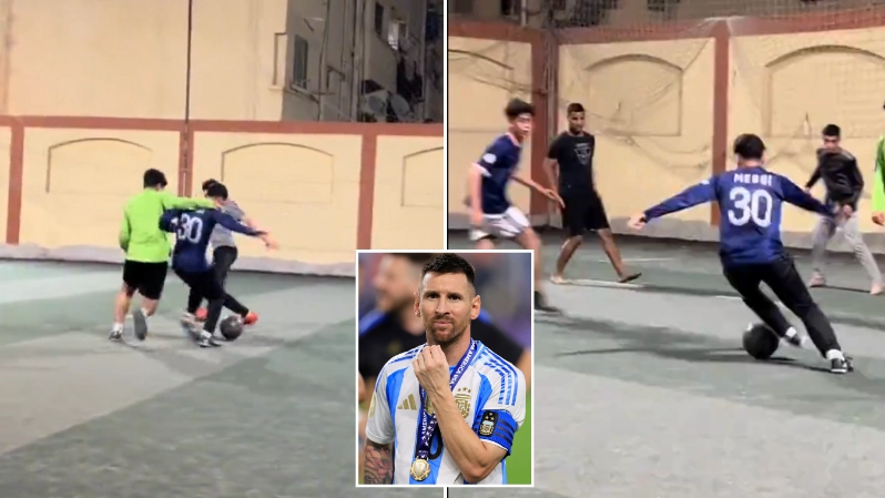 Fans think they've found a Lionel Messi clone playing football on TikTok, the resemblance is scary