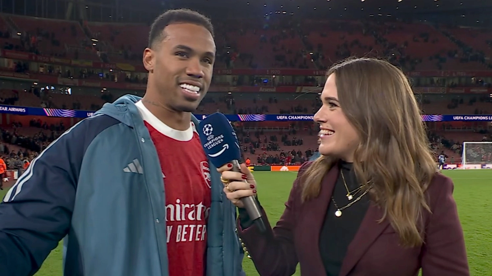 Gabriel Gives His 'First-Ever Post-Match Interview In English' After Five Years at Arsenal
