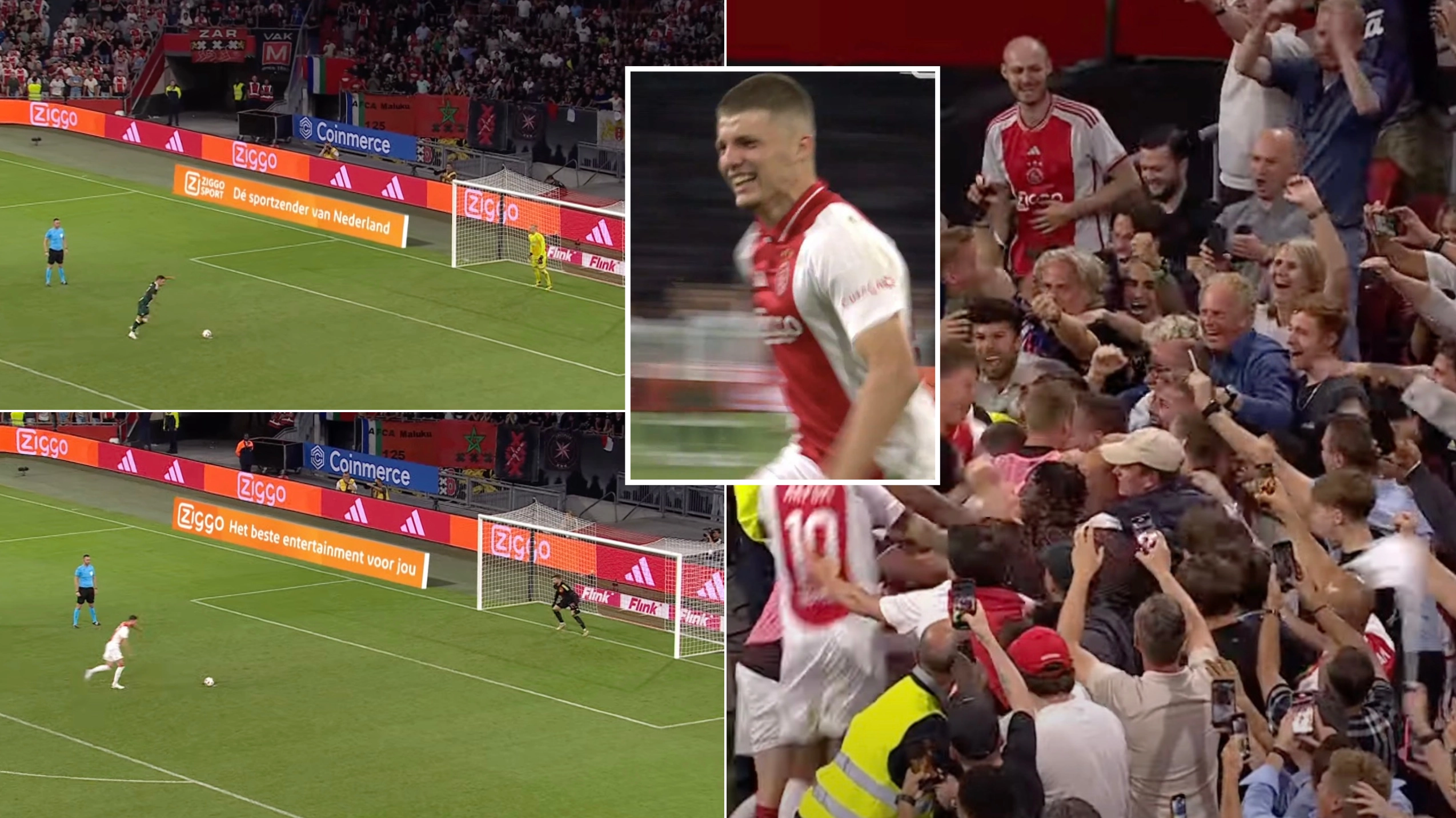 Ajax beat Panathinaikos 13-12 on penalties in one of the wildest shootouts ever seen, it took 25 minutes to complete