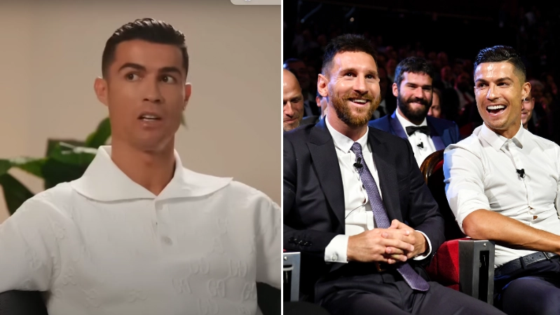 Cristiano Ronaldo didn’t hesitate when naming the one player alongside himself and Lionel Messi in the GOAT debate