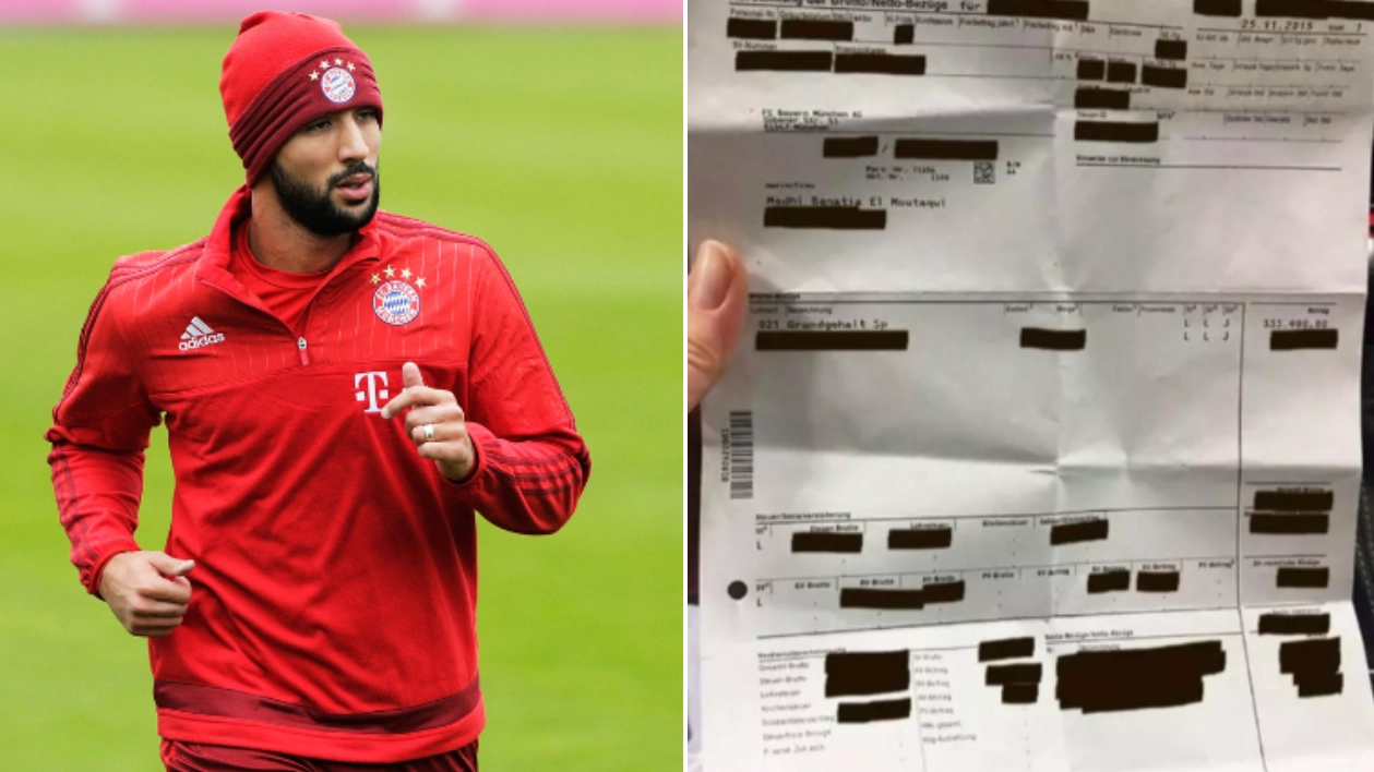 Bayern Munich star had staggering wages leaked after his payslip was stolen from his car