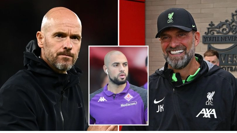 Liverpool and Man Utd target Sofyan Amrabat left out of Fiorentina squad after Jurgen Klopp 'phone call'