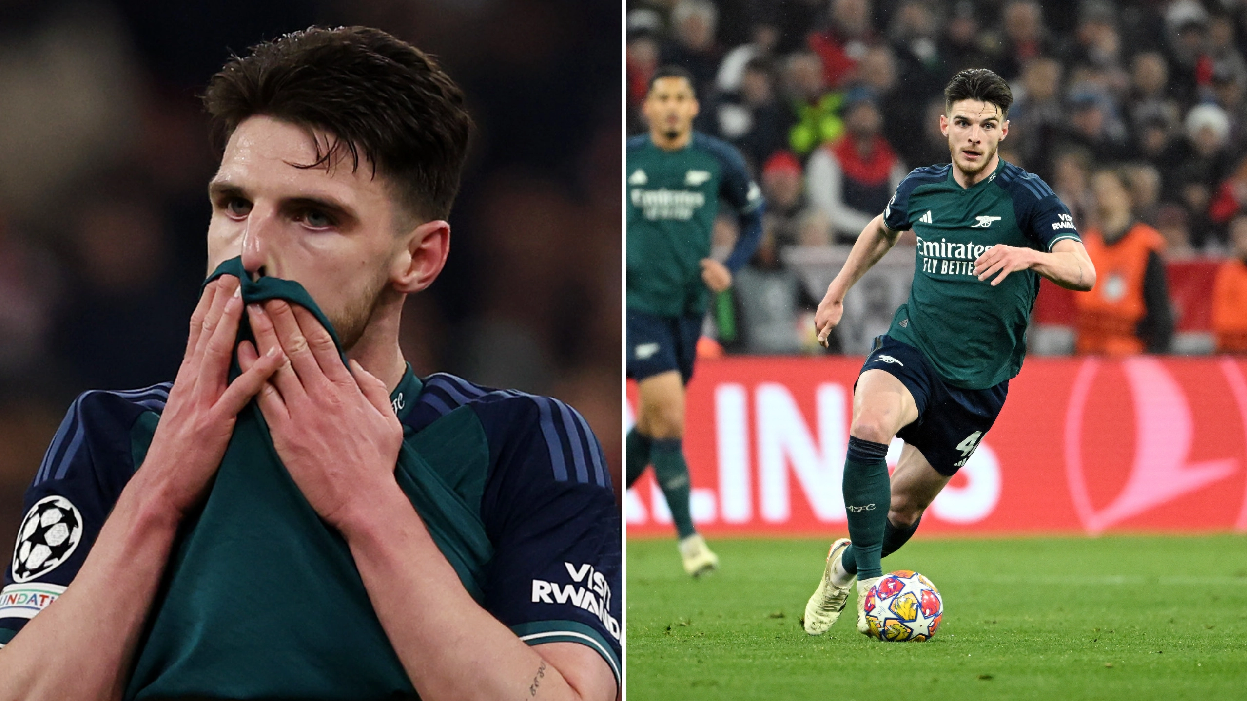 Declan Rice reaches surprising and unwanted career milestone during Arsenal defeat to Bayern Munich