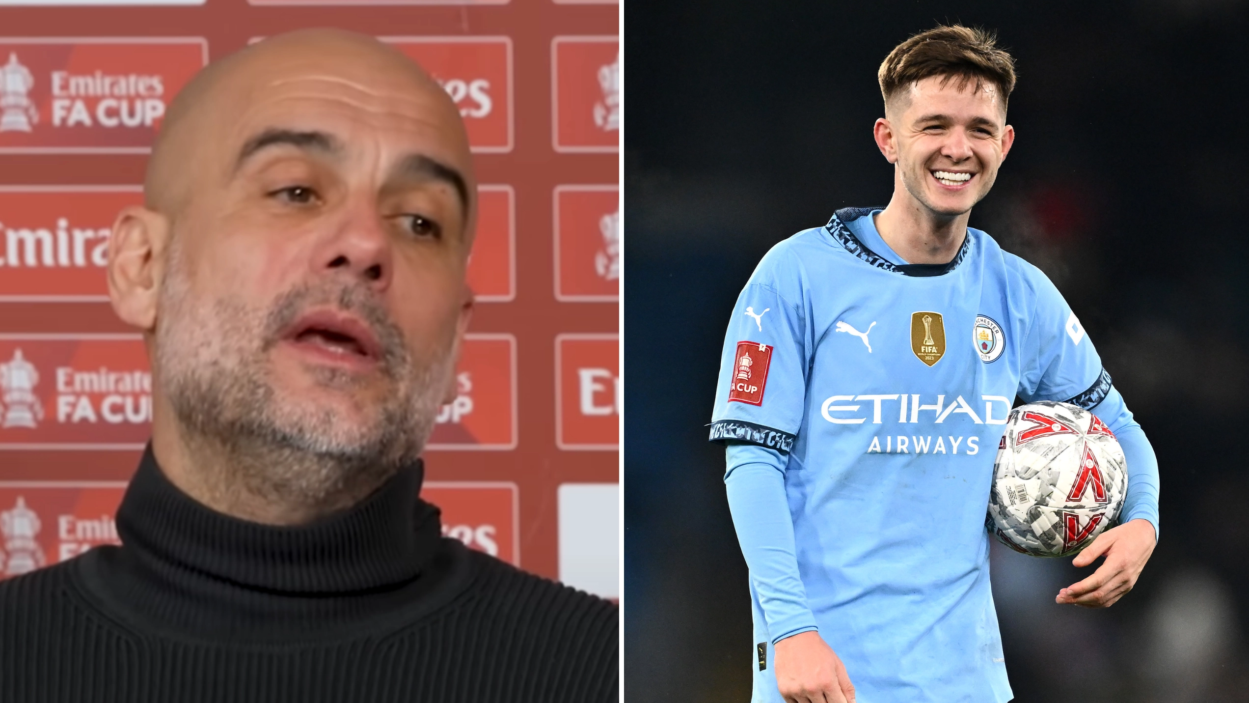 Man City fans are in disbelief at what Pep Guardiola said about James McAtee after scoring hat-trick against Salford City