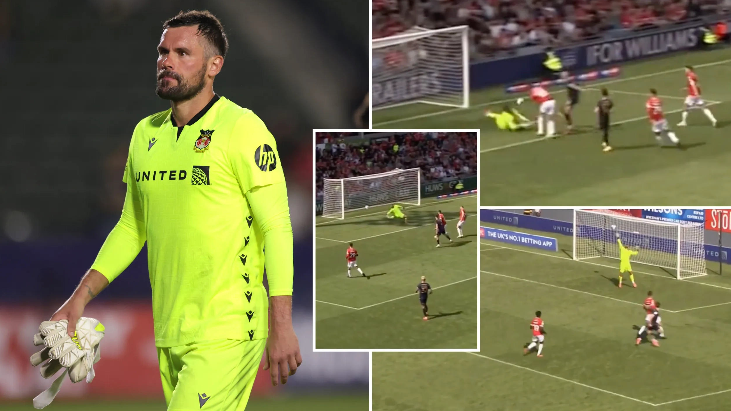Ben Foster’s 'highlights' from final game for Wrexham have gone viral