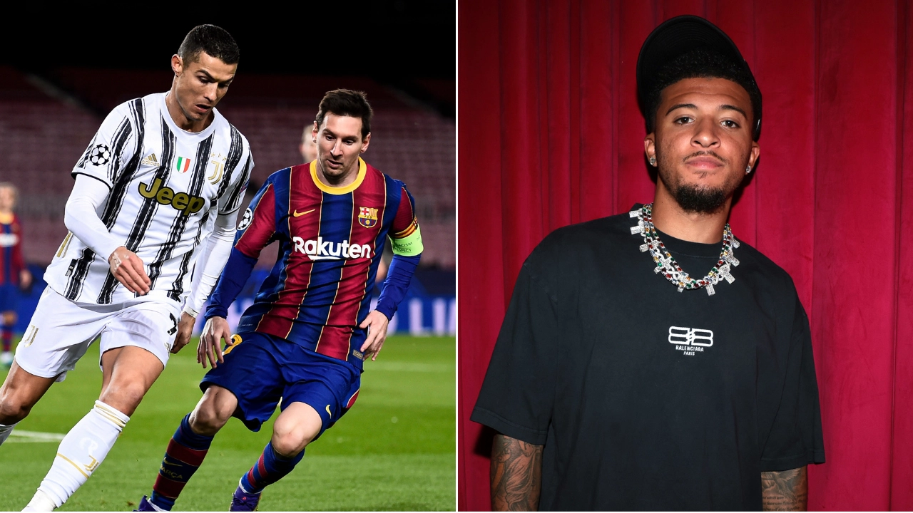 Jadon Sancho has already settled Lionel Messi vs Cristiano Ronaldo GOAT debate with 'mind-blowing' remark