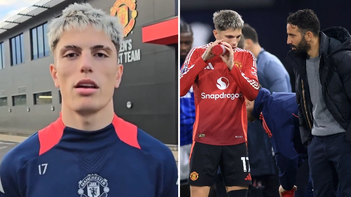 Alejandro Garnacho has named the two Man Utd players who he's closest to in the current squad