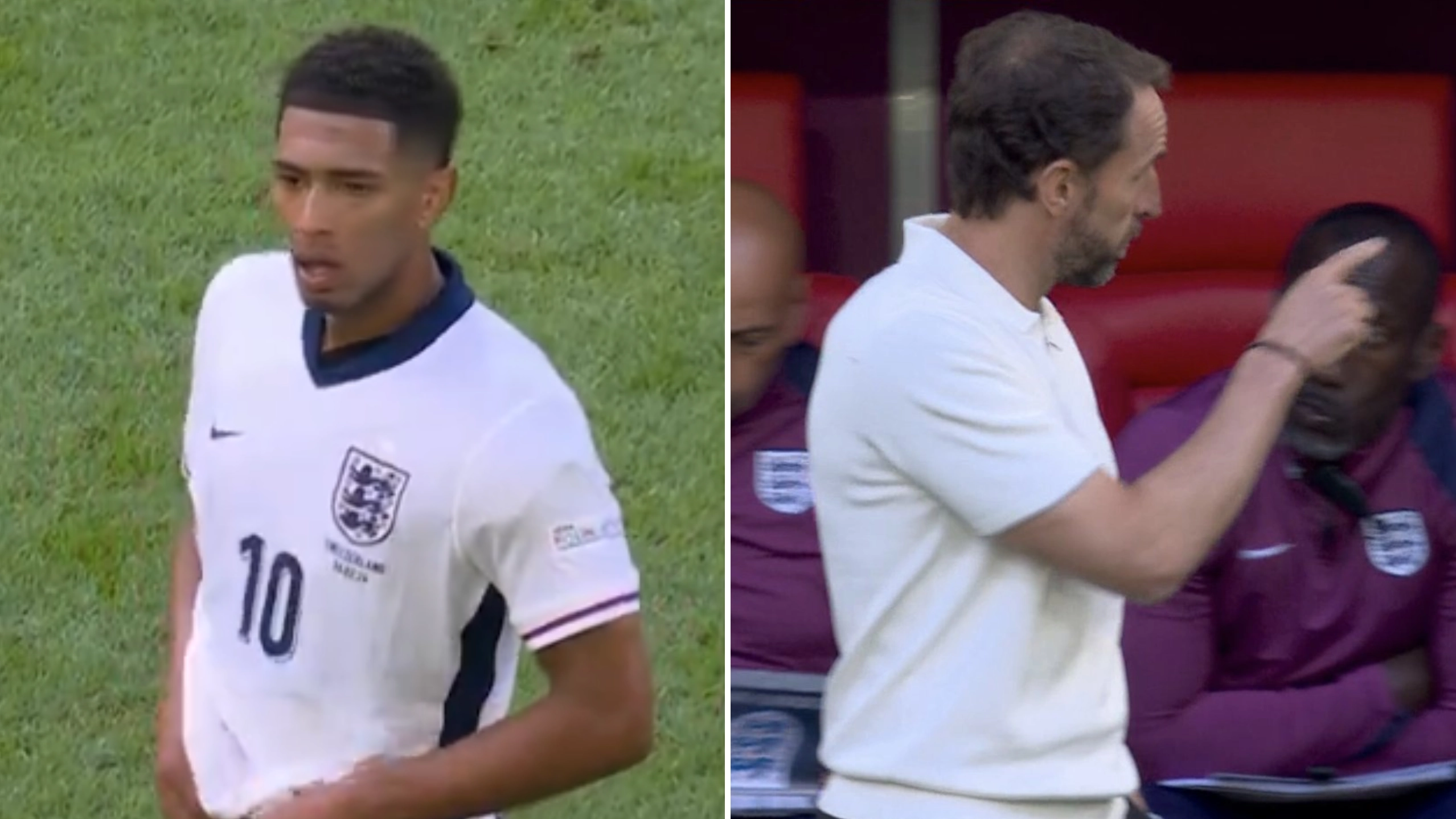England supporters have a major theory about Gareth Southgate's substitutions after Jude Bellingham confusion in Switzerland game
