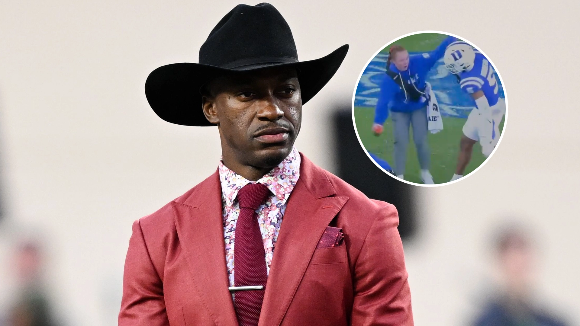 NFL icon slams college football star after he swiped female athletic trainer on field