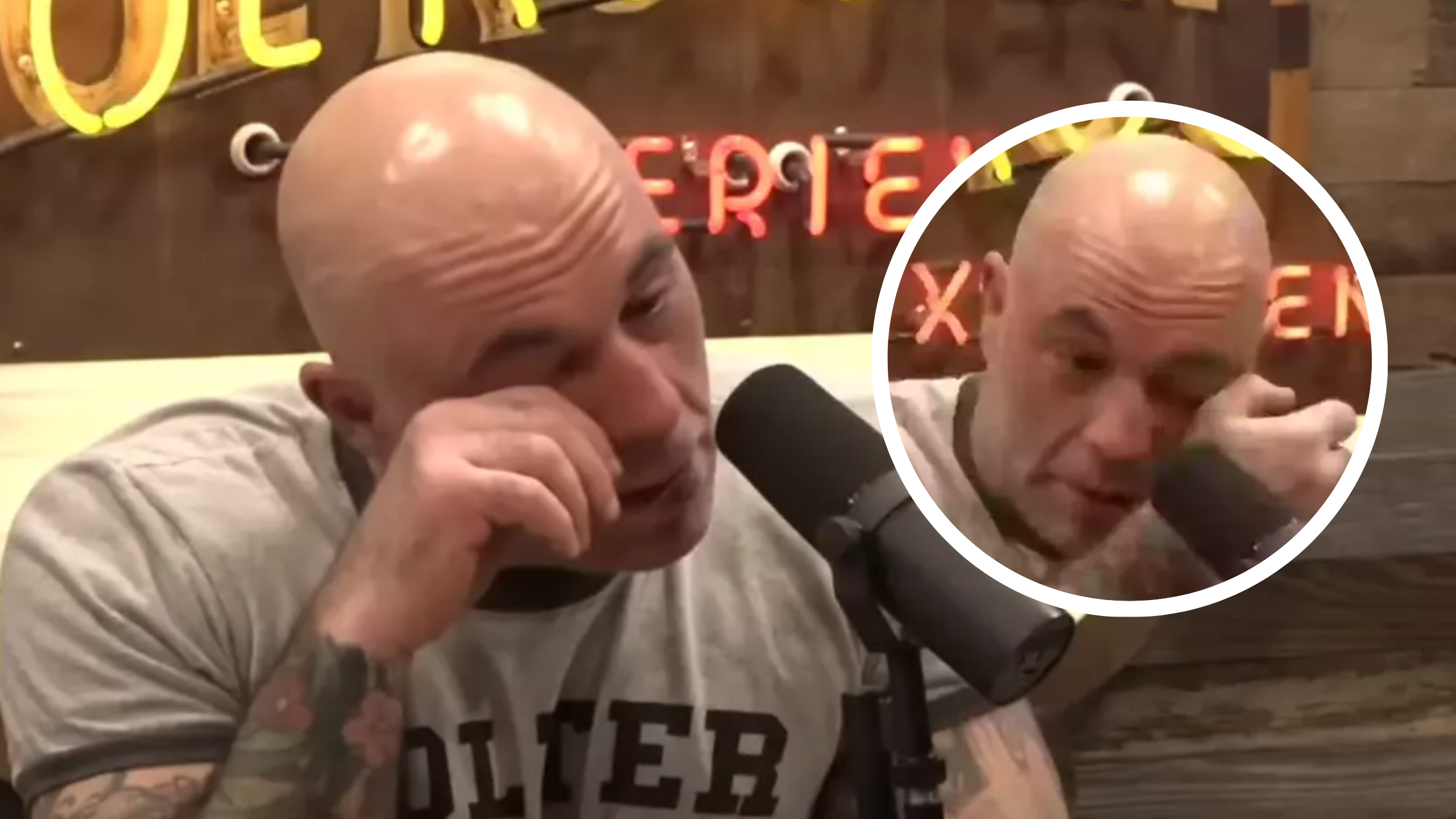 Joe Rogan broke down in tears and struggled to get words out after recalling 'horrible' incident on podcast