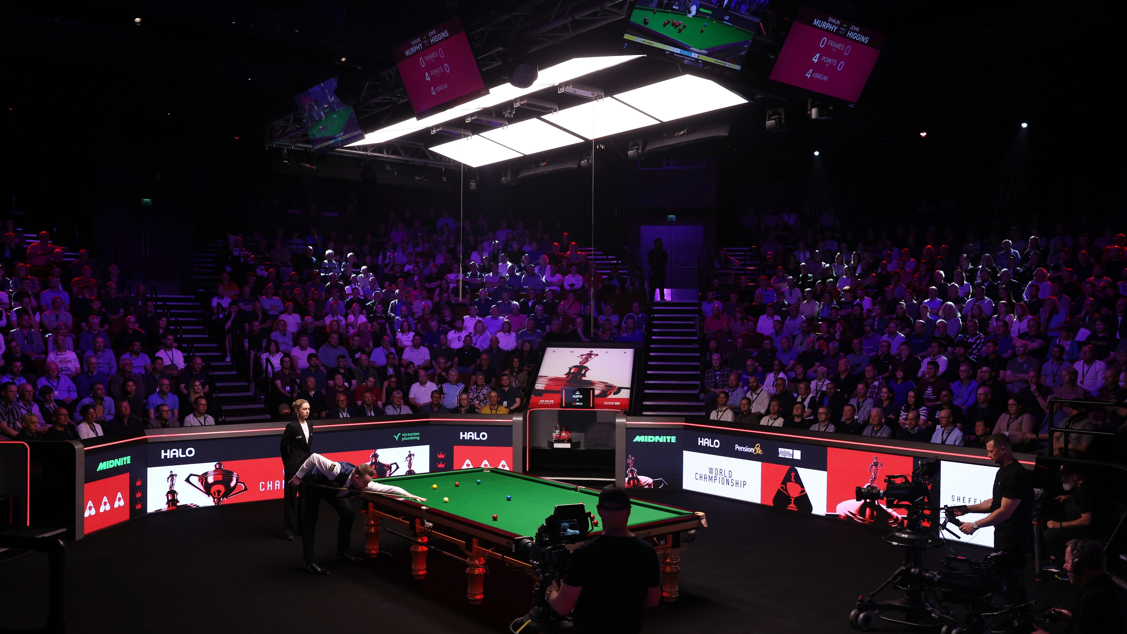 World Snooker Championship semi-final derailed by ugly crowd incident which even disgusted commentators
